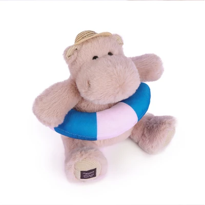 DOUDOU ET COMPAGNIE DOUDOU – pluszowy hipopotam Bubble Beach Histoire d'Ours 20 cm pudrowy