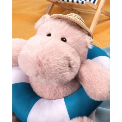 DOUDOU ET COMPAGNIE DOUDOU – pluszowy hipopotam Bubble Beach Histoire d'Ours 20 cm pudrowy