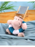 DOUDOU ET COMPAGNIE DOUDOU – pluszowy hipopotam Bubble Beach Histoire d'Ours 20 cm pudrowy