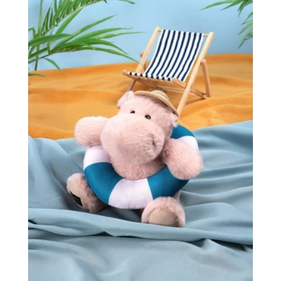 DOUDOU ET COMPAGNIE DOUDOU – pluszowy hipopotam Bubble Beach Histoire d'Ours 20 cm pudrowy