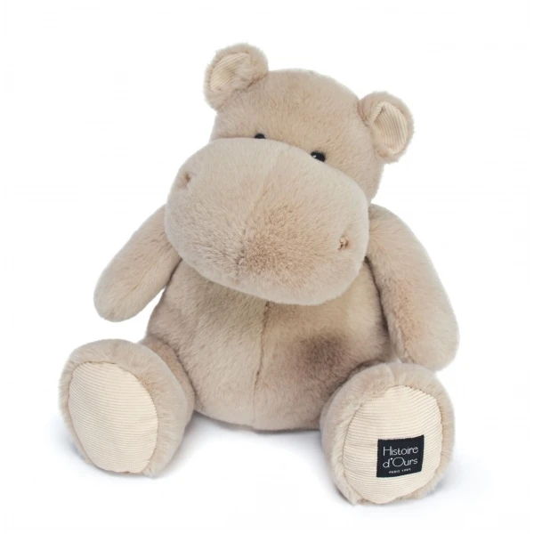 DOUDOU ET COMPAGNIE DOUDOU – pluszowy hipopotam HIP'COOL Histoire d'Ours 40 cm beżowy