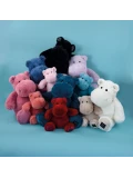 DOUDOU ET COMPAGNIE DOUDOU – pluszowy hipopotam HIP'BLUE Histoire d'Ours 40 cm niebieski