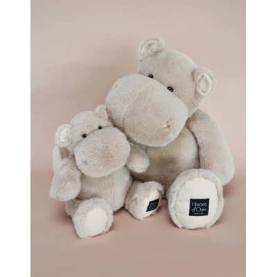 DOUDOU ET COMPAGNIE DOUDOU – pluszowy hipopotam HIP'COOL Histoire d'Ours 40 cm beżowy