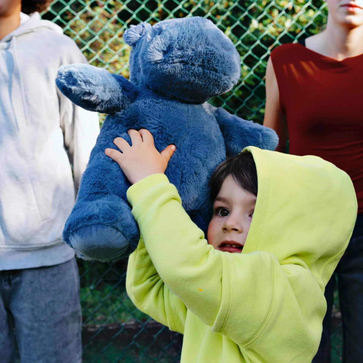 DOUDOU ET COMPAGNIE DOUDOU – pluszowy hipopotam HIP'BLUE Histoire d'Ours 40 cm niebieski