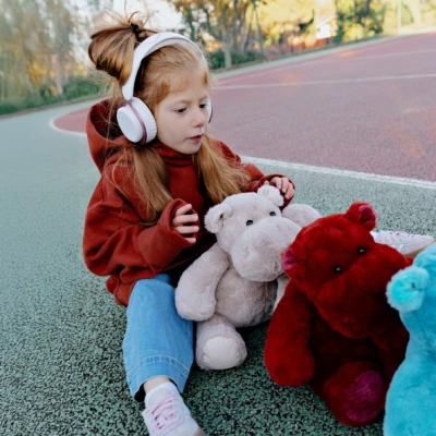 DOUDOU ET COMPAGNIE DOUDOU – pluszowy hipopotam HIP'COOL Histoire d'Ours 40 cm beżowy