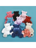 DOUDOU ET COMPAGNIE DOUDOU – pluszowy hipopotam HIP'COOL Histoire d'Ours 40 cm beżowy
