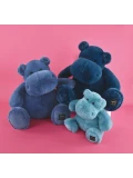 DOUDOU ET COMPAGNIE DOUDOU – pluszowy hipopotam HIP'BLUE Histoire d'Ours 40 cm niebieski