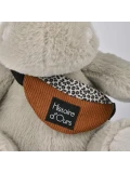DOUDOU ET COMPAGNIE DOUDOU – pluszowy hipopotam HELLO BROOK Histoire d'Ours 20 cm beżowy