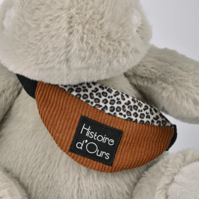 DOUDOU ET COMPAGNIE DOUDOU – pluszowy hipopotam HELLO BROOK Histoire d'Ours 20 cm beżowy