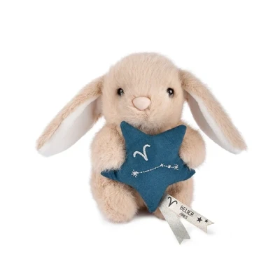 DOUDOU ET COMPAGNIE DOUDOU pluszowy królik ze znakiem zodiaku DOUDOU ASTRO  12 cm baran