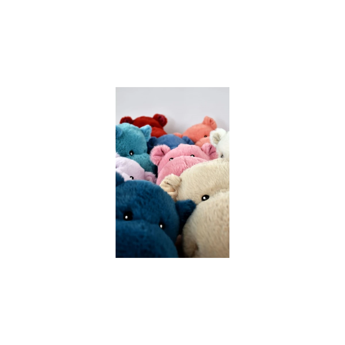 DOUDOU ET COMPAGNIE DOUDOU – pluszowy hipopotam HIP'POP Histoire d'Ours 40 cm morski granatowy