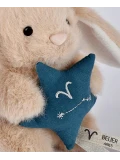 DOUDOU ET COMPAGNIE DOUDOU pluszowy królik ze znakiem zodiaku DOUDOU ASTRO  12 cm baran