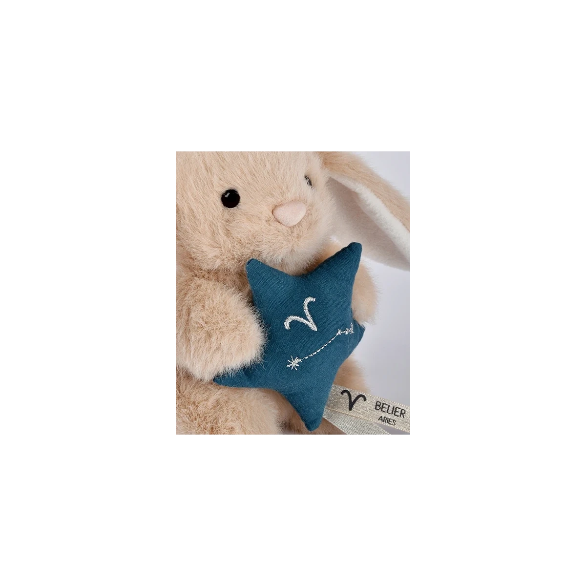 DOUDOU ET COMPAGNIE DOUDOU pluszowy królik ze znakiem zodiaku DOUDOU ASTRO  12 cm baran
