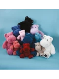 DOUDOU ET COMPAGNIE DOUDOU – pluszowy hipopotam HIP'POP Histoire d'Ours 40 cm morski granatowy