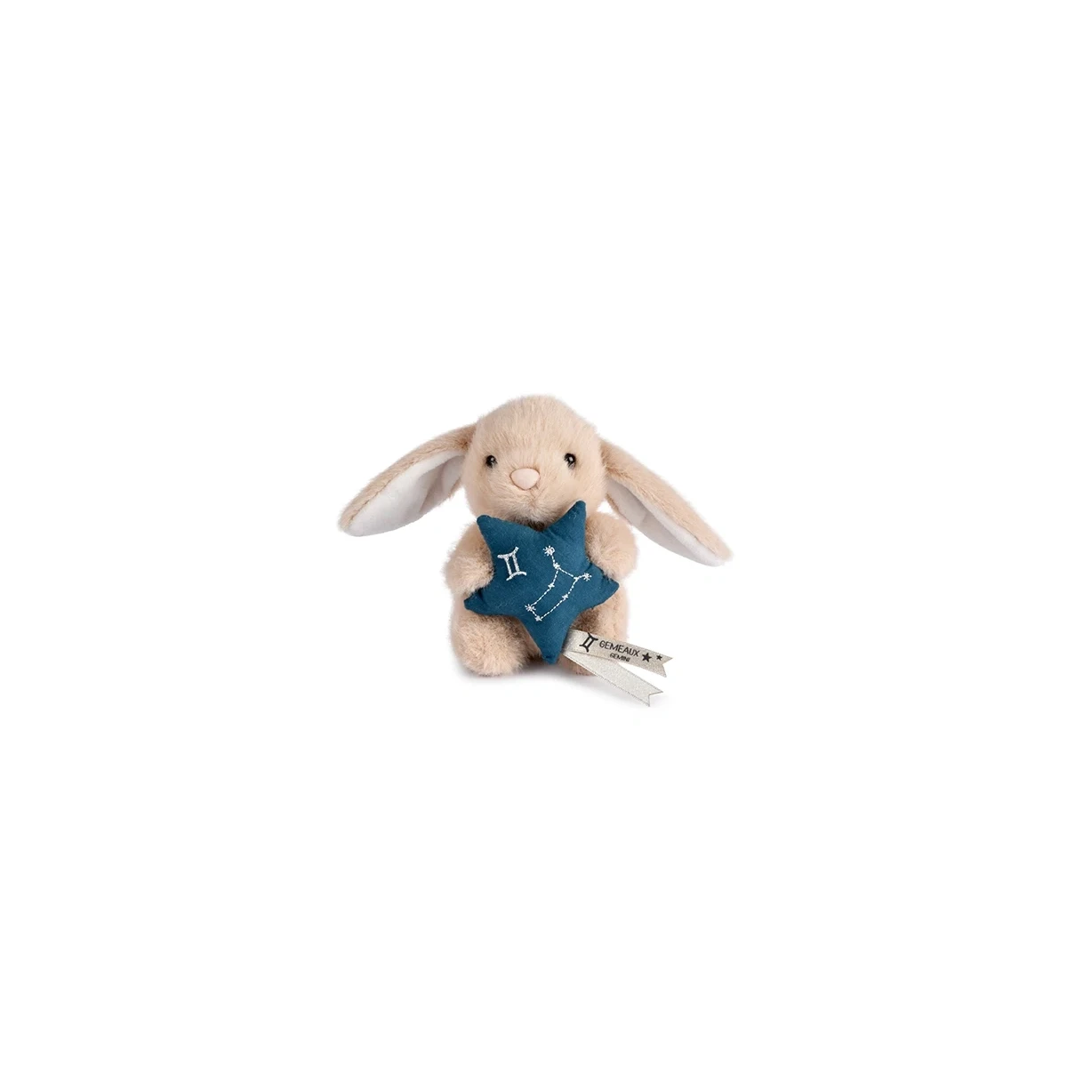 DOUDOU ET COMPAGNIE DOUDOU pluszowy królik ze znakiem zodiaku DOUDOU ASTRO  12 cm bliźnięta