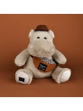 DOUDOU ET COMPAGNIE DOUDOU – pluszowy hipopotam HELLO BROOK Histoire d'Ours 20 cm beżowy