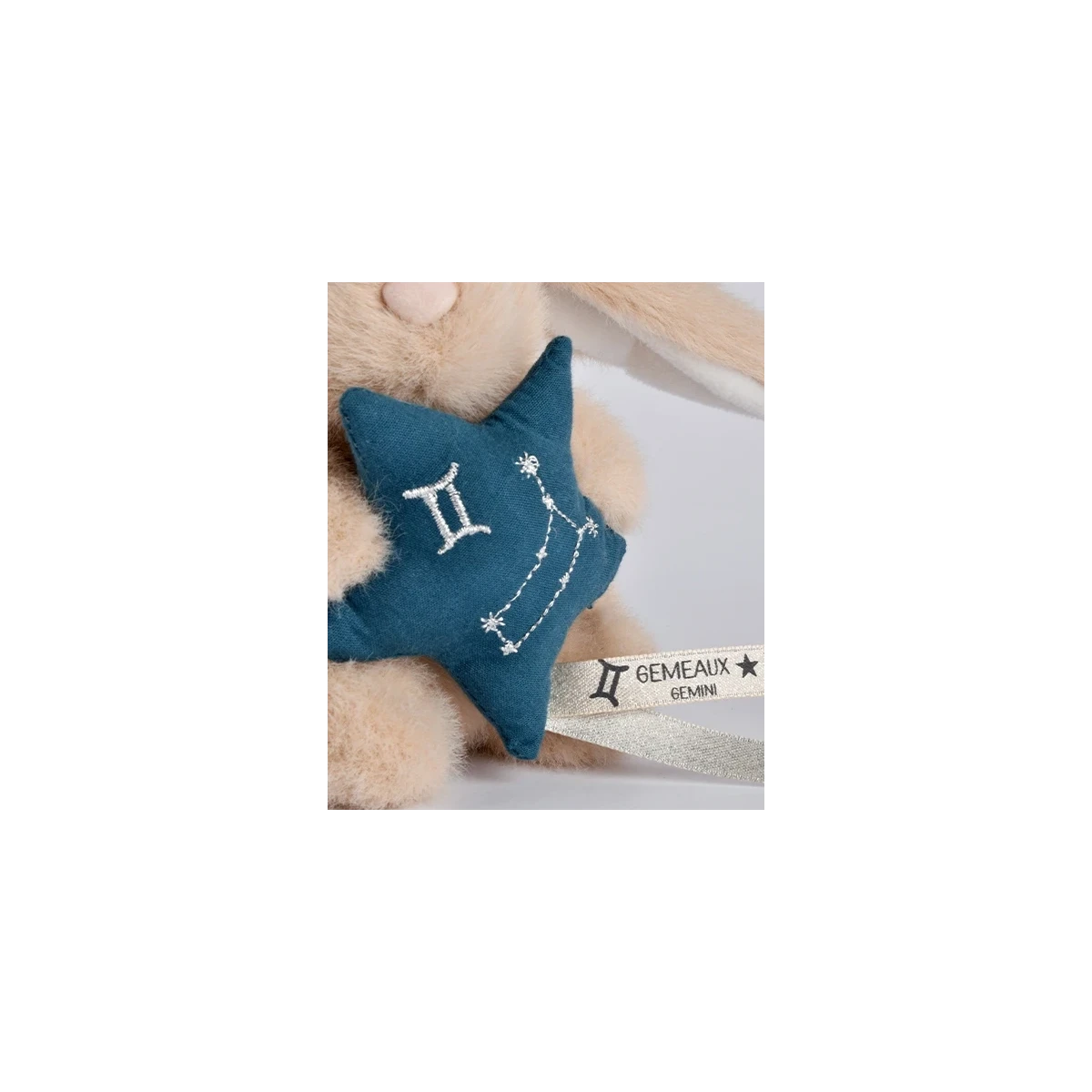 DOUDOU ET COMPAGNIE DOUDOU pluszowy królik ze znakiem zodiaku DOUDOU ASTRO  12 cm bliźnięta