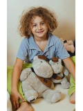 DOUDOU ET COMPAGNIE DOUDOU – pluszowy hipopotam HELLO BROOK Histoire d'Ours 20 cm beżowy