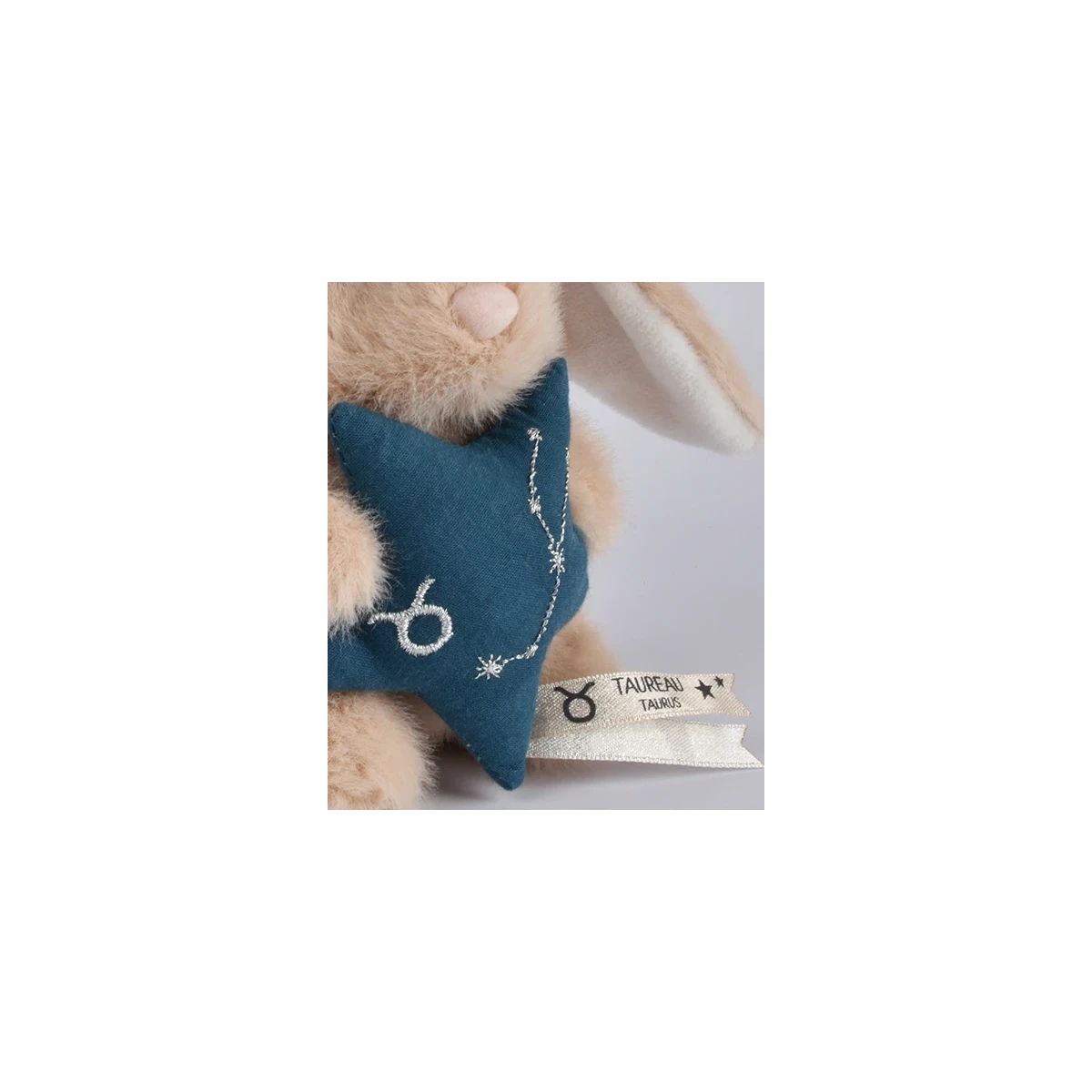 DOUDOU ET COMPAGNIE DOUDOU pluszowy królik ze znakiem zodiaku DOUDOU ASTRO  12 cm byk
