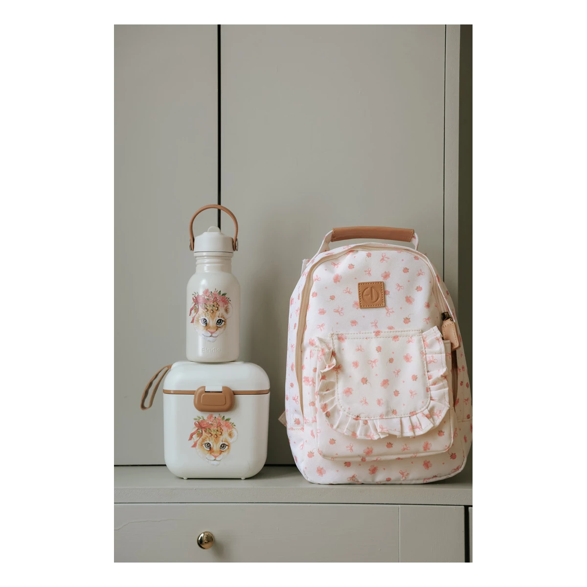ELODIE DETAILS butelka na wodę Rosy Bow Leo