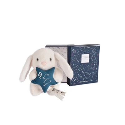 DOUDOU ET COMPAGNIE DOUDOU pluszowy królik ze znakiem zodiaku DOUDOU ASTRO  12 cm lew