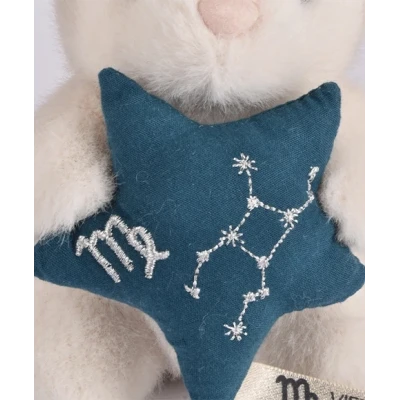 DOUDOU ET COMPAGNIE DOUDOU pluszowy królik ze znakiem zodiaku DOUDOU ASTRO  12 cm panna