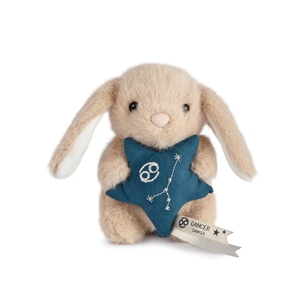 DOUDOU ET COMPAGNIE DOUDOU pluszowy królik ze znakiem zodiaku DOUDOU ASTRO  12 cm rak