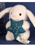 DOUDOU ET COMPAGNIE DOUDOU pluszowy królik ze znakiem zodiaku DOUDOU ASTRO  12 cm panna