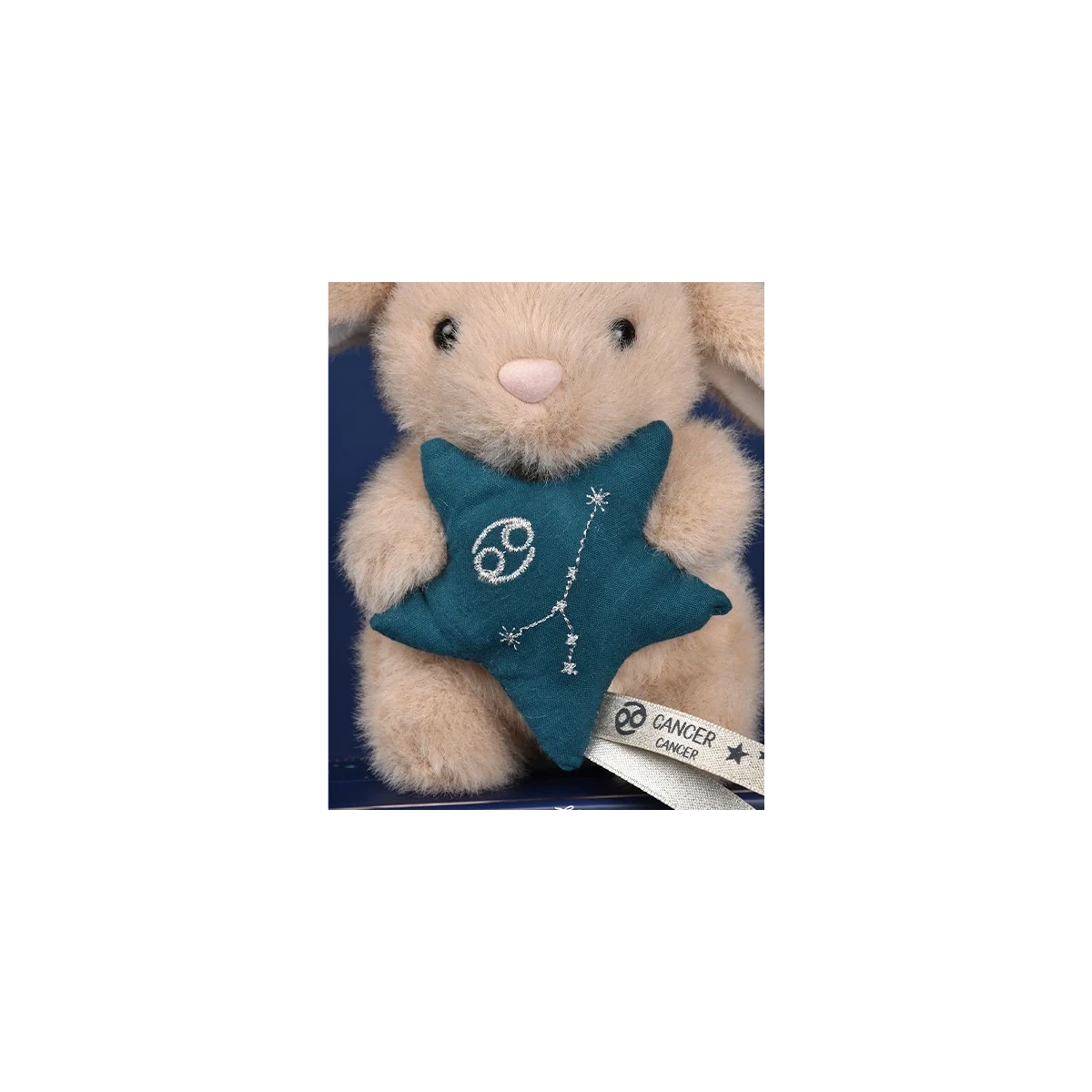 DOUDOU ET COMPAGNIE DOUDOU pluszowy królik ze znakiem zodiaku DOUDOU ASTRO  12 cm rak