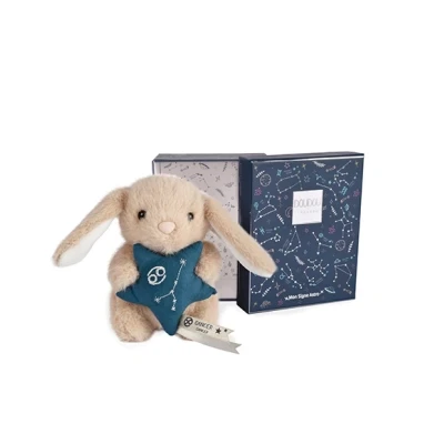 DOUDOU ET COMPAGNIE DOUDOU pluszowy królik ze znakiem zodiaku DOUDOU ASTRO  12 cm rak
