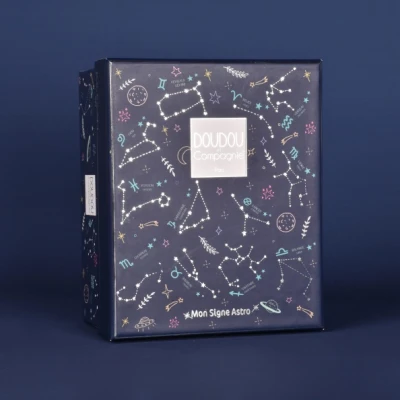 DOUDOU ET COMPAGNIE DOUDOU pluszowy królik ze znakiem zodiaku DOUDOU ASTRO  12 cm panna