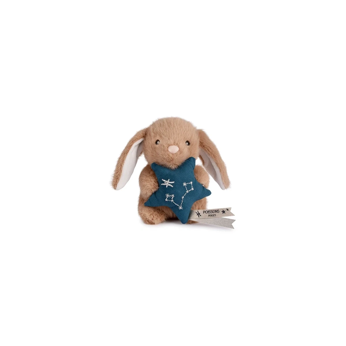 DOUDOU ET COMPAGNIE DOUDOU pluszowy królik ze znakiem zodiaku DOUDOU ASTRO  12 cm ryby