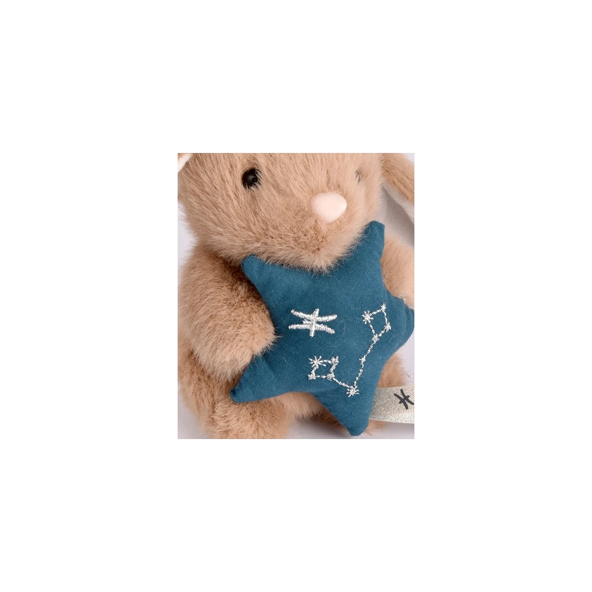 DOUDOU ET COMPAGNIE DOUDOU pluszowy królik ze znakiem zodiaku DOUDOU ASTRO  12 cm ryby