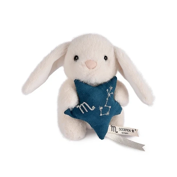 DOUDOU ET COMPAGNIE DOUDOU pluszowy królik ze znakiem zodiaku DOUDOU ASTRO  12 cm skorpion