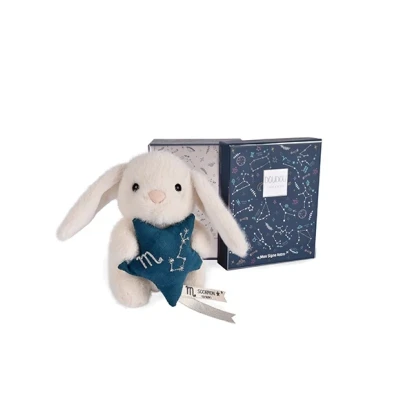 DOUDOU ET COMPAGNIE DOUDOU pluszowy królik ze znakiem zodiaku DOUDOU ASTRO  12 cm skorpion