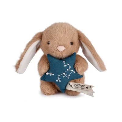 DOUDOU ET COMPAGNIE DOUDOU pluszowy królik ze znakiem zodiaku DOUDOU ASTRO  12 cm strzelec