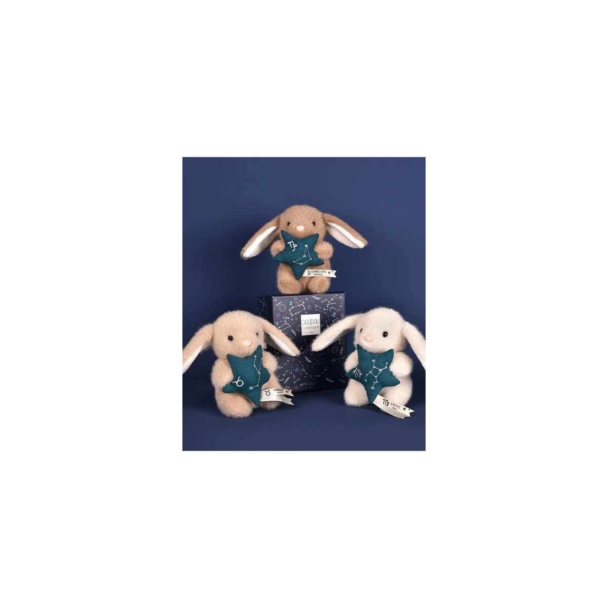 DOUDOU ET COMPAGNIE DOUDOU pluszowy królik ze znakiem zodiaku DOUDOU ASTRO  12 cm strzelec