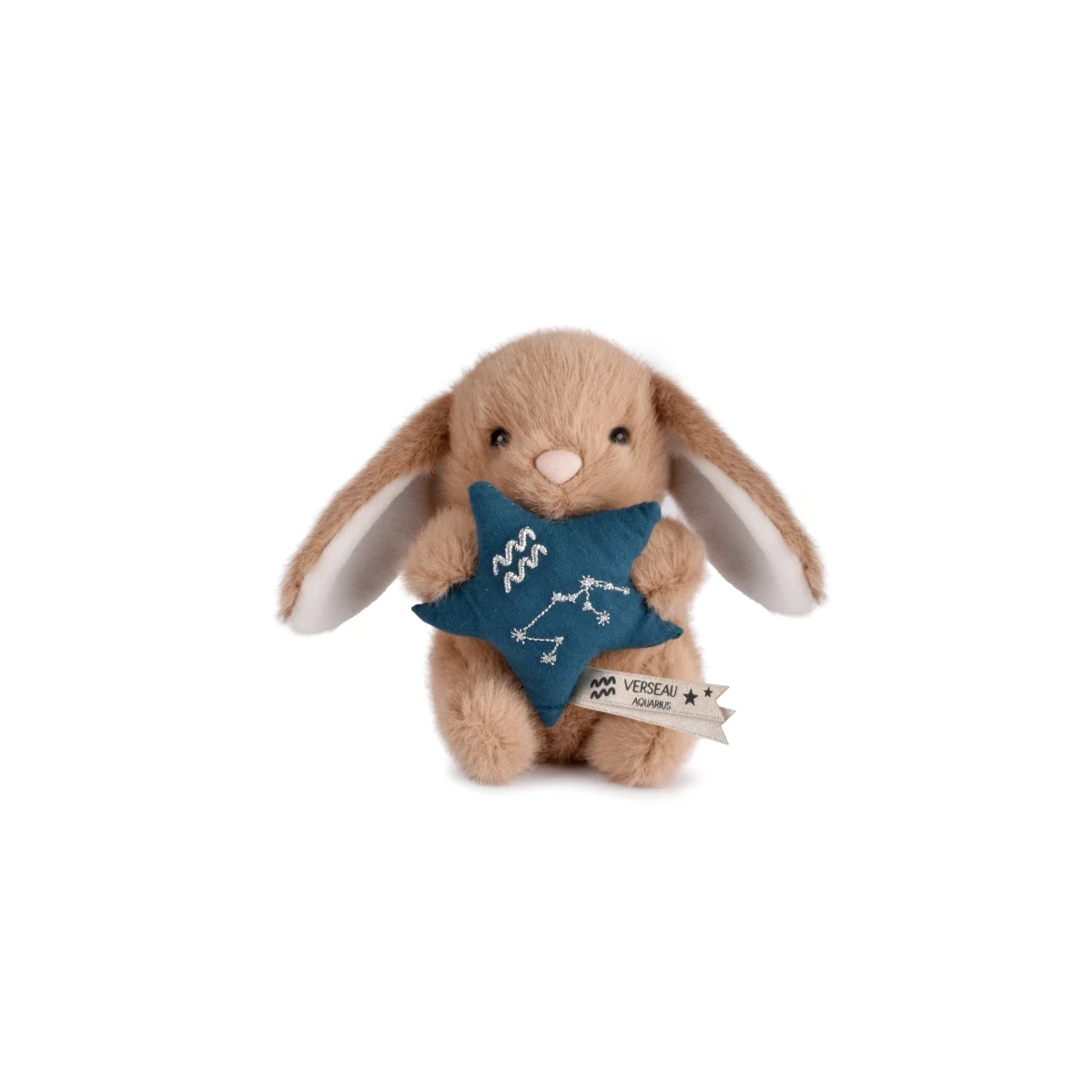 DOUDOU ET COMPAGNIE DOUDOU pluszowy królik ze znakiem zodiaku DOUDOU ASTRO  12 cm wodnik