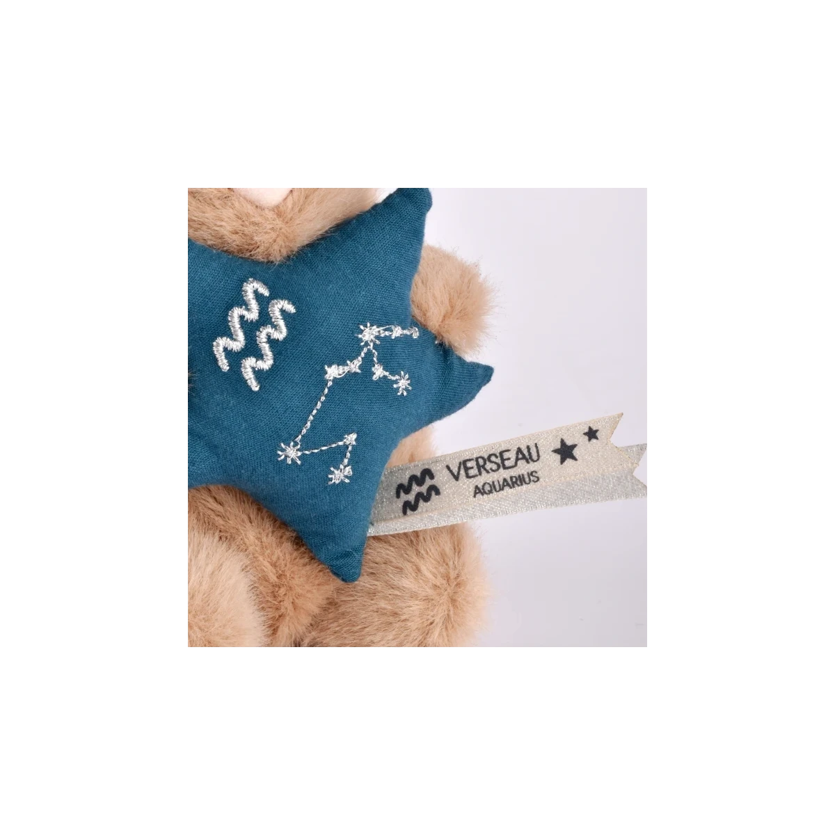 DOUDOU ET COMPAGNIE DOUDOU pluszowy królik ze znakiem zodiaku DOUDOU ASTRO  12 cm wodnik