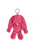 DOUDOU ET COMPAGNIE DOUDOU zawieszka do torebki Lapin Fleurette  fuksja