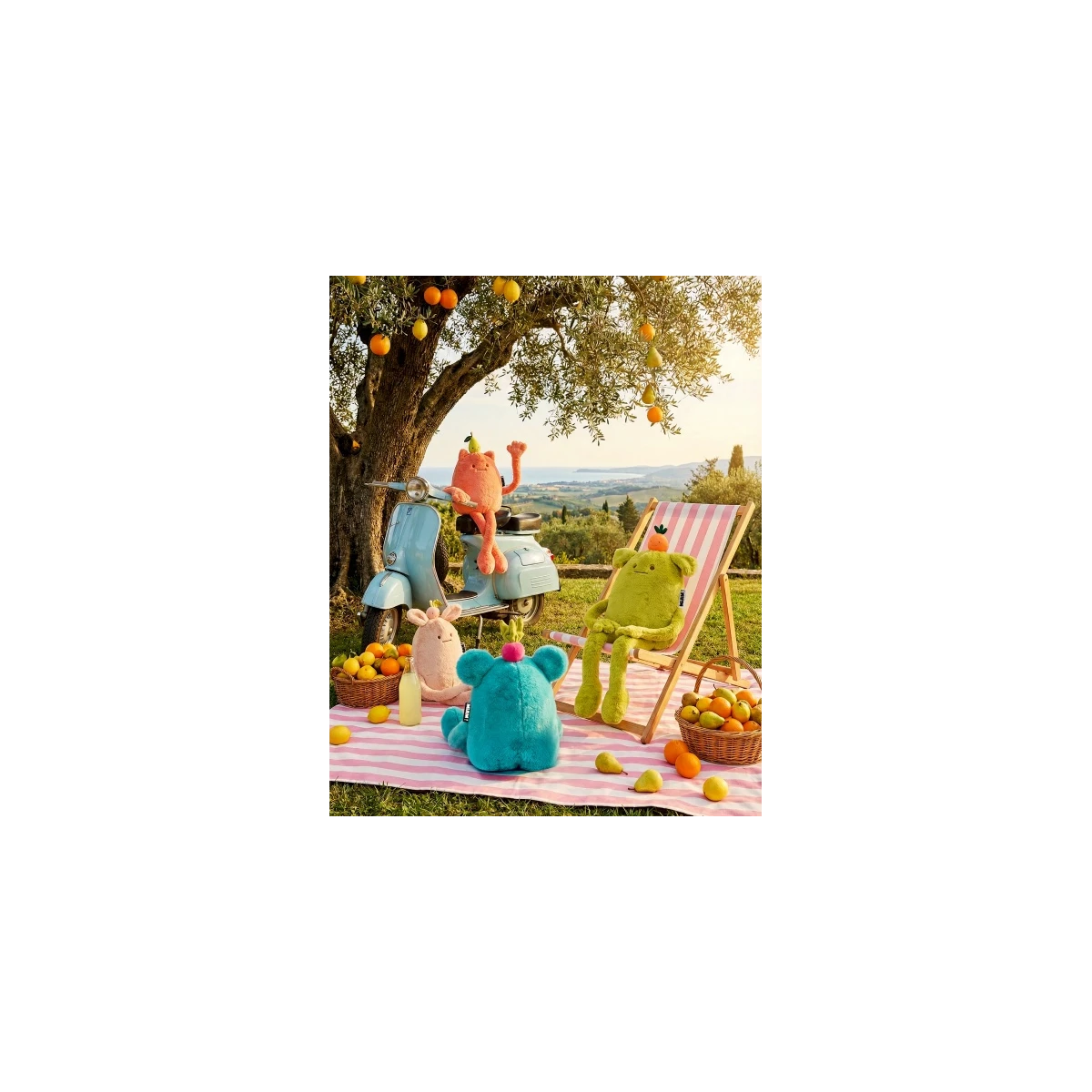 DOUDOU ET COMPAGNIE DOUDOU MIAM! Taylor Peach 40 cm różowa brzoskwinia