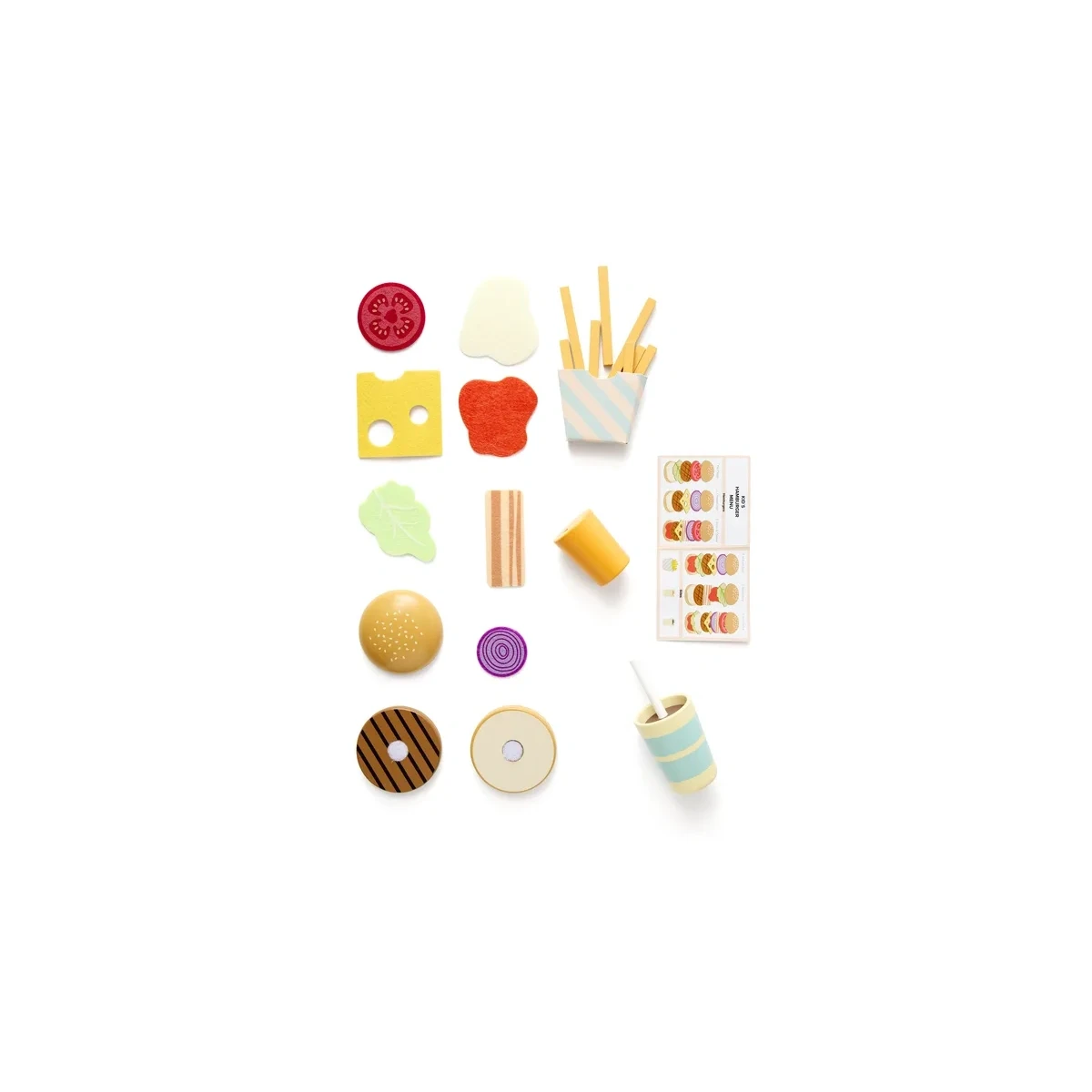 KID'S CONCEPT zestaw restauracja menu hamburgerowe