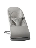 BABYBJORN leżaczek BALANCE SOFT WOVEN/JERSEY Tri Fabric Ciemny Szary + zabawka do leżaczka Googly Eyes