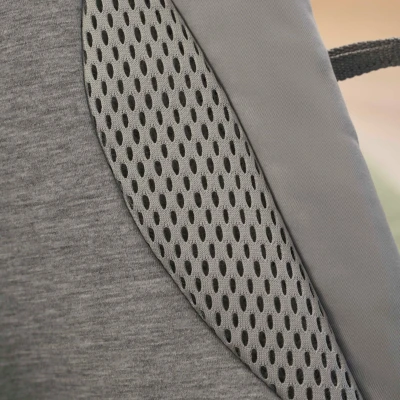 BABYBJORN leżaczek BALANCE SOFT WOVEN/JERSEY Tri Fabric Ciemny Szary + zabawka do leżaczka Googly Eyes