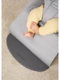 BABYBJORN leżaczek BALANCE SOFT WOVEN/JERSEY Tri Fabric Ciemny Szary + zabawka do leżaczka Googly Eyes