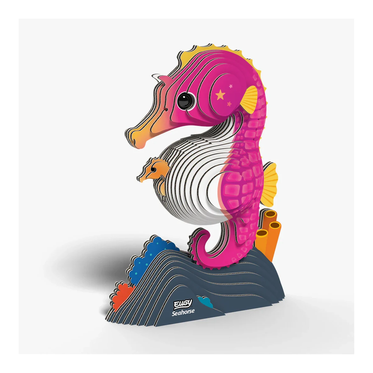 Konik morski Eugy. Eko Ukladanka 3D
