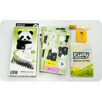 Wielka Panda Eugy. Eko Ukladanka 3D