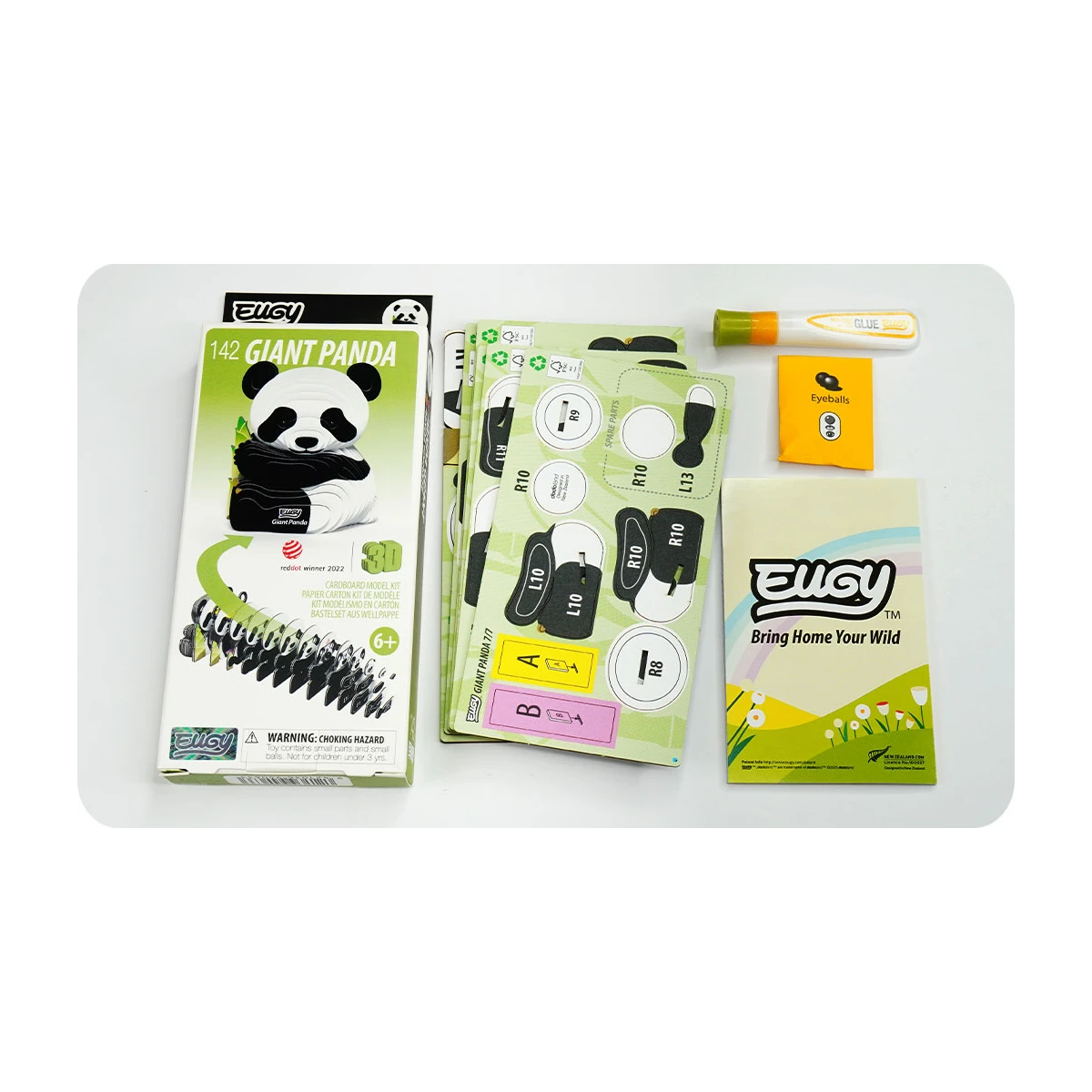 Wielka Panda Eugy. Eko Ukladanka 3D