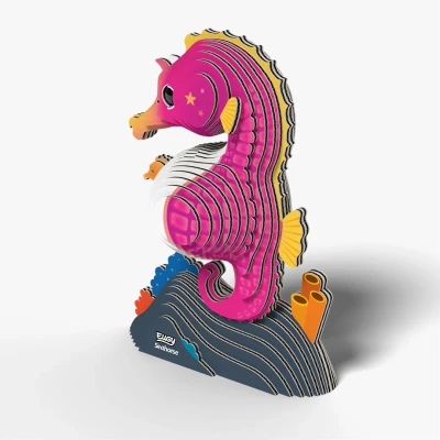 Konik morski Eugy. Eko Ukladanka 3D