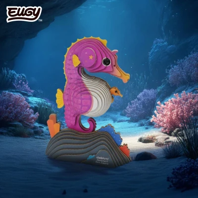 Konik morski Eugy. Eko Ukladanka 3D